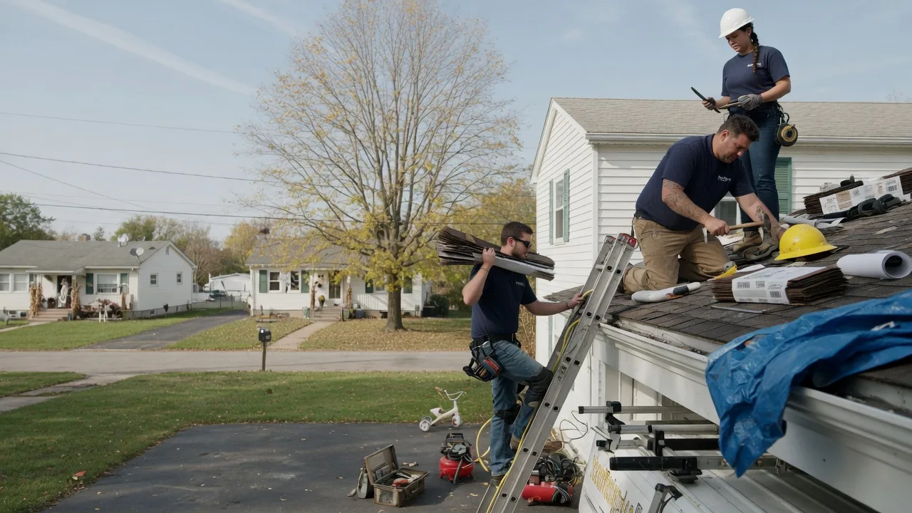 Local Roofing Contractors in Crescent City, IL near me